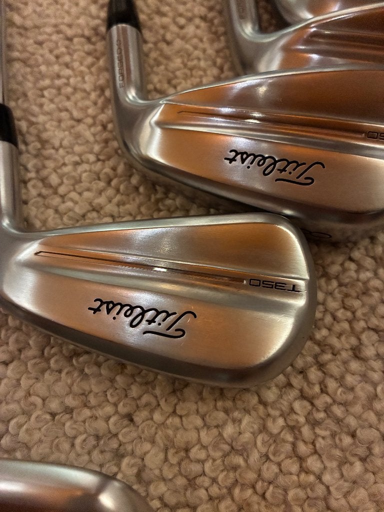 Titleist t350 iron complete serie 5 to 48, Sport en Fitness, Ophalen of Verzenden, Gebruikt, Club, Overige merken