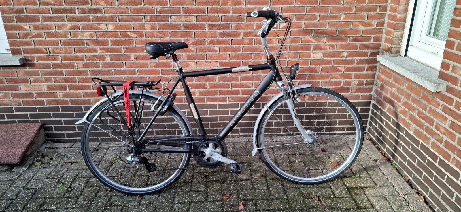 Herenfiets Batavus in zeer goede staat, Fietsen en Brommers, Ophalen, Velgrem, Versnellingen, Batavus
