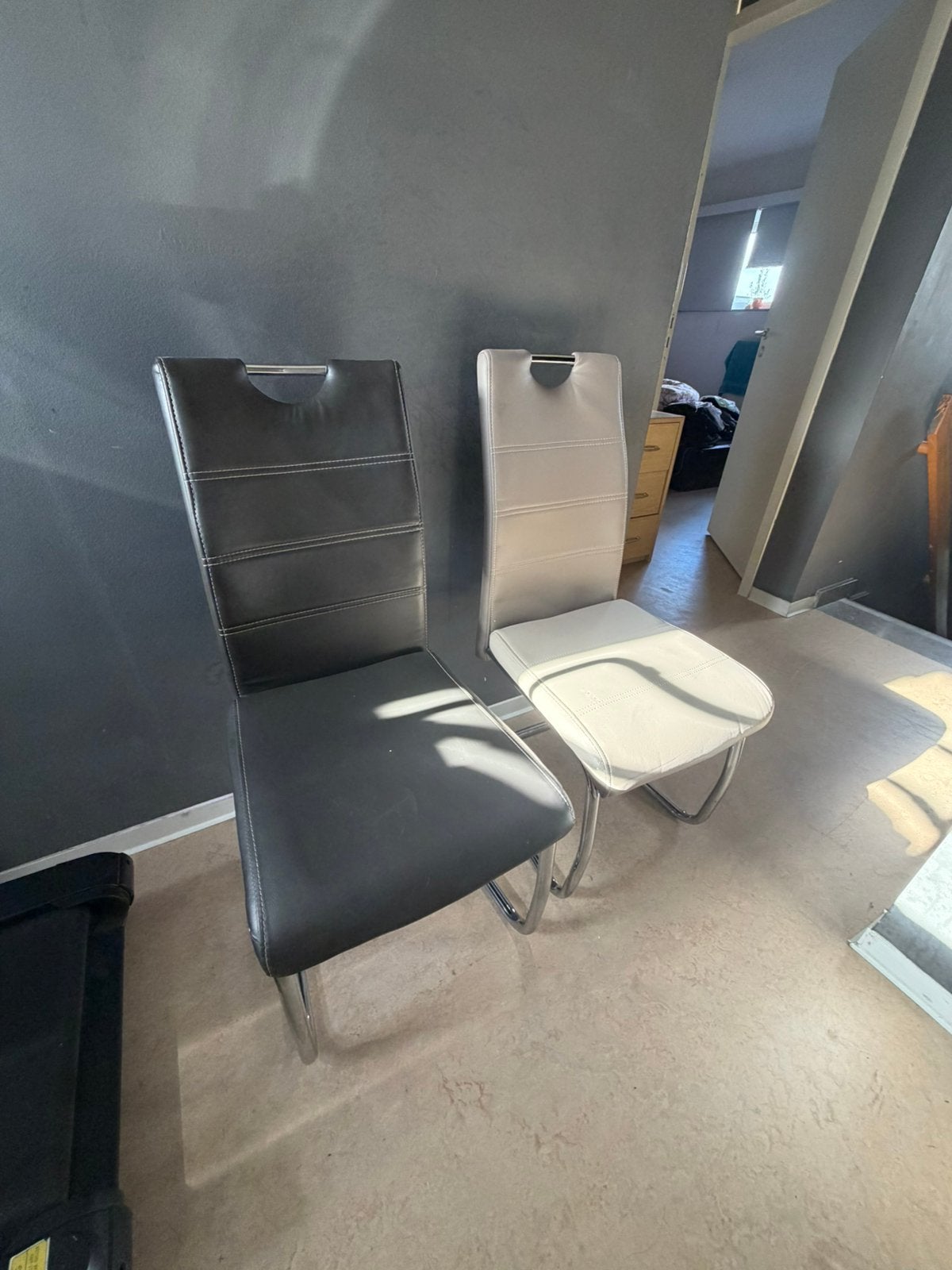 6 stoelen, Maison & Meubles, Brun, Enlèvement, Métal, Modern