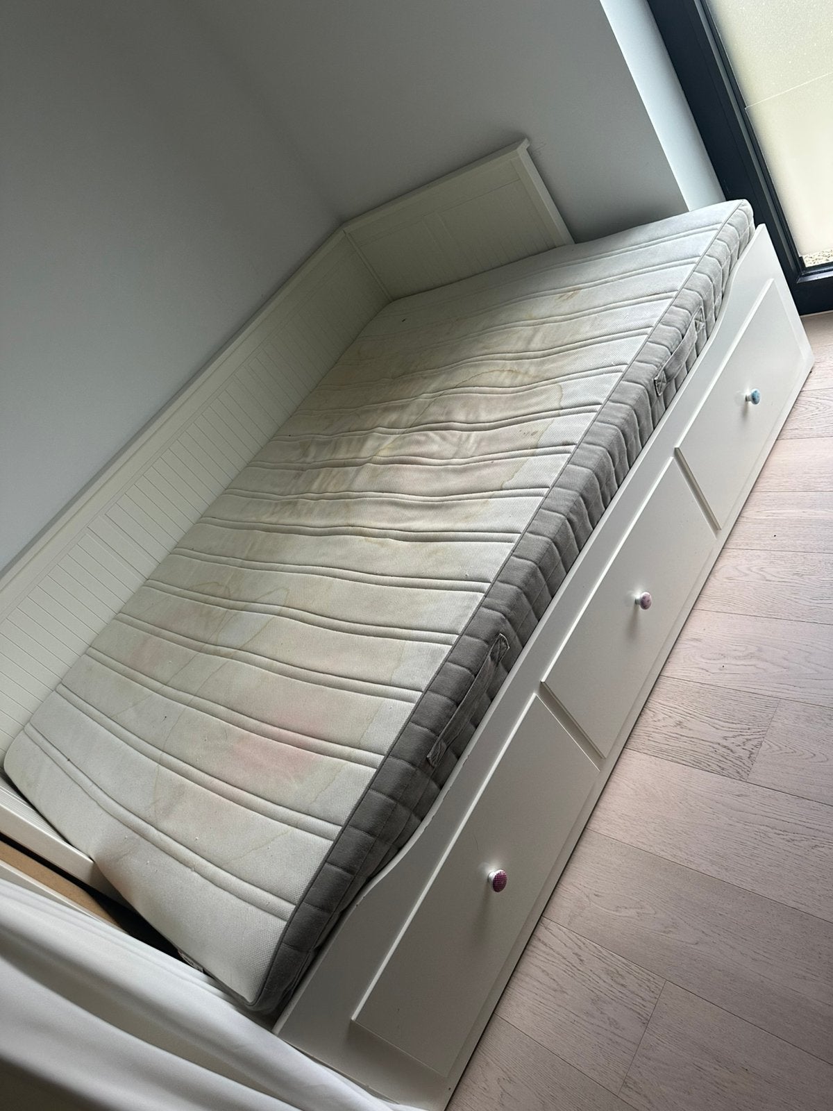Ikea Hemnes bed en ladekast, Huis en Inrichting, Ophalen, Gebruikt