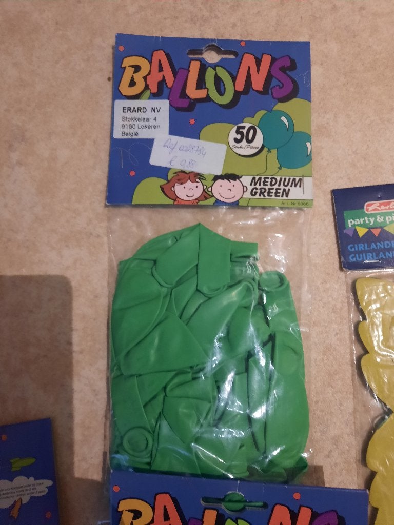 nieuw set van 50 nieuwe balonnen medium, Hobby en Vrije tijd, Feestartikelen, Ophalen of Verzenden, Feestartikel