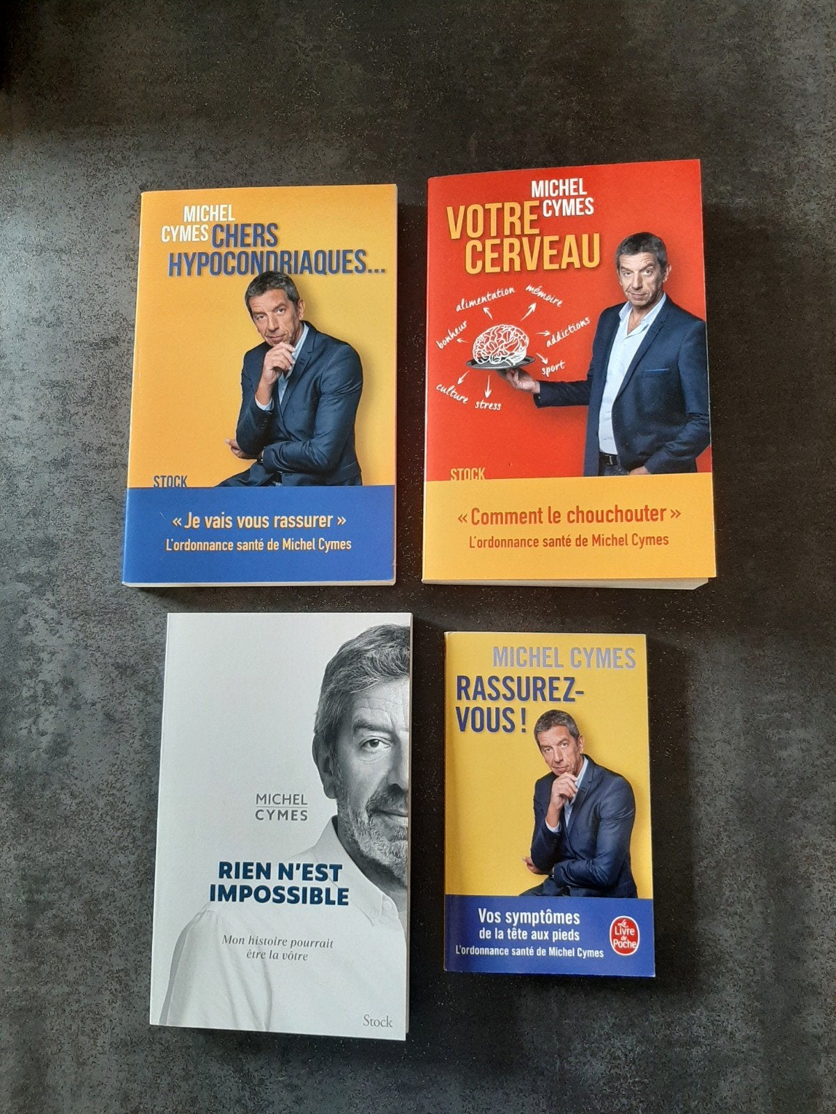 Livres de Michel Cymes, Livres, Enlèvement