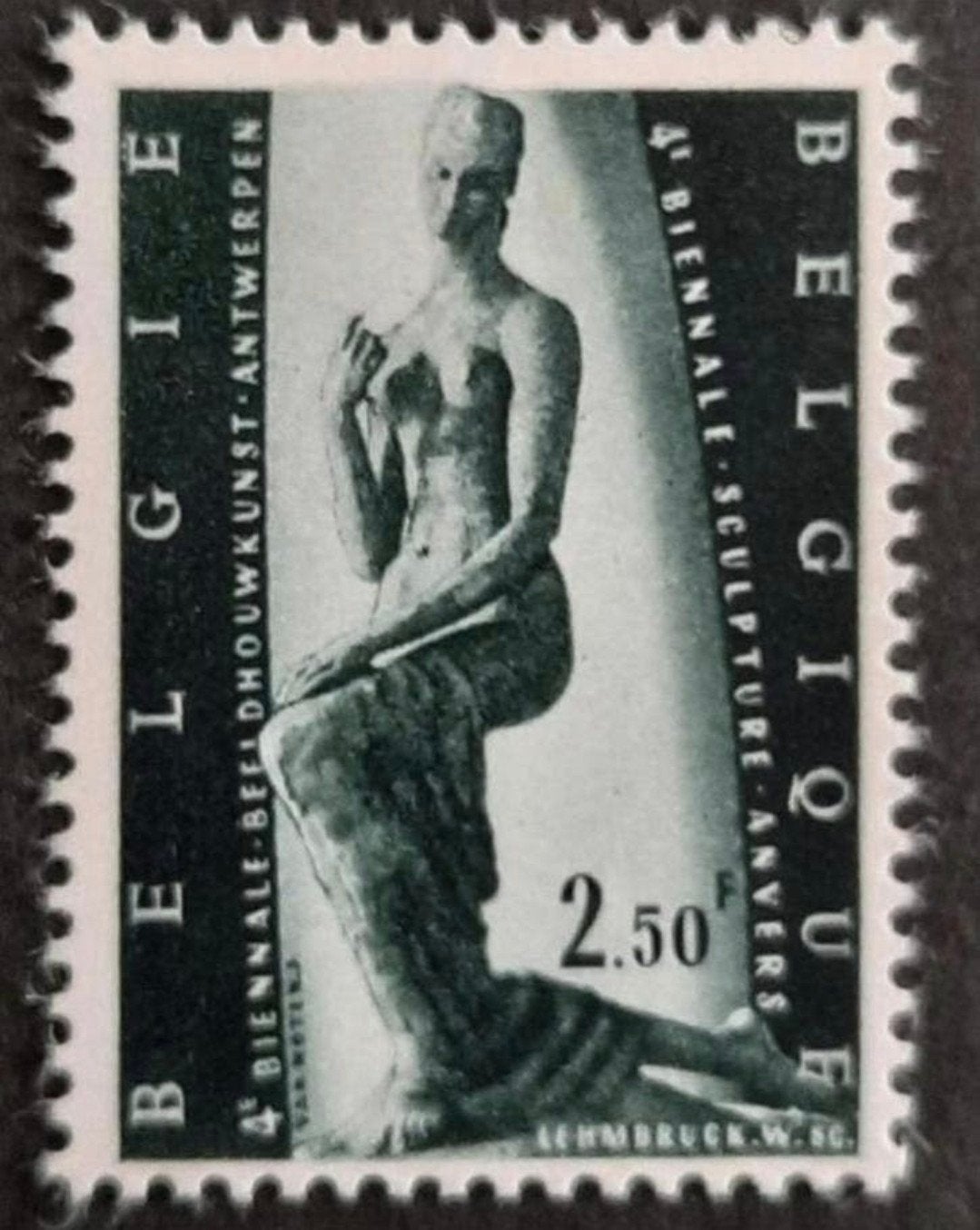 Belgique : COB 1024 ** La femme agenouillée 1957., Sans timbre, Neuf, Enlèvement ou Envoi, Non oblitéré