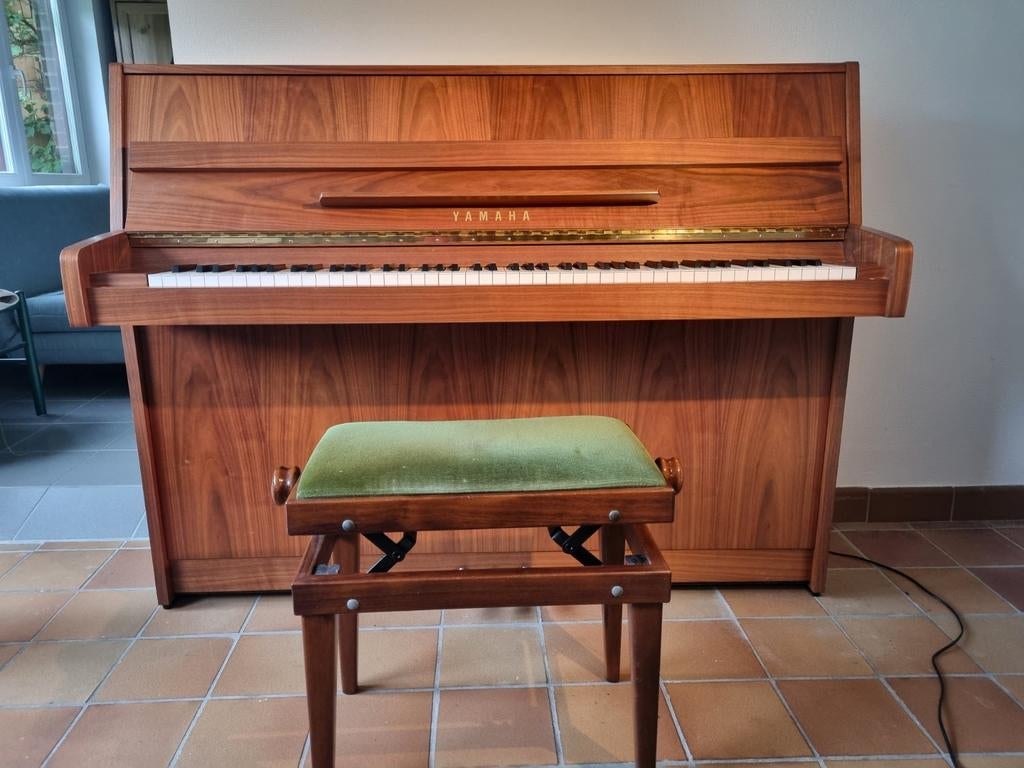 Excellent piano droit Yamaha de 2008 modèle  p114, Musique & Instruments, Enlèvement, Brun, Piano