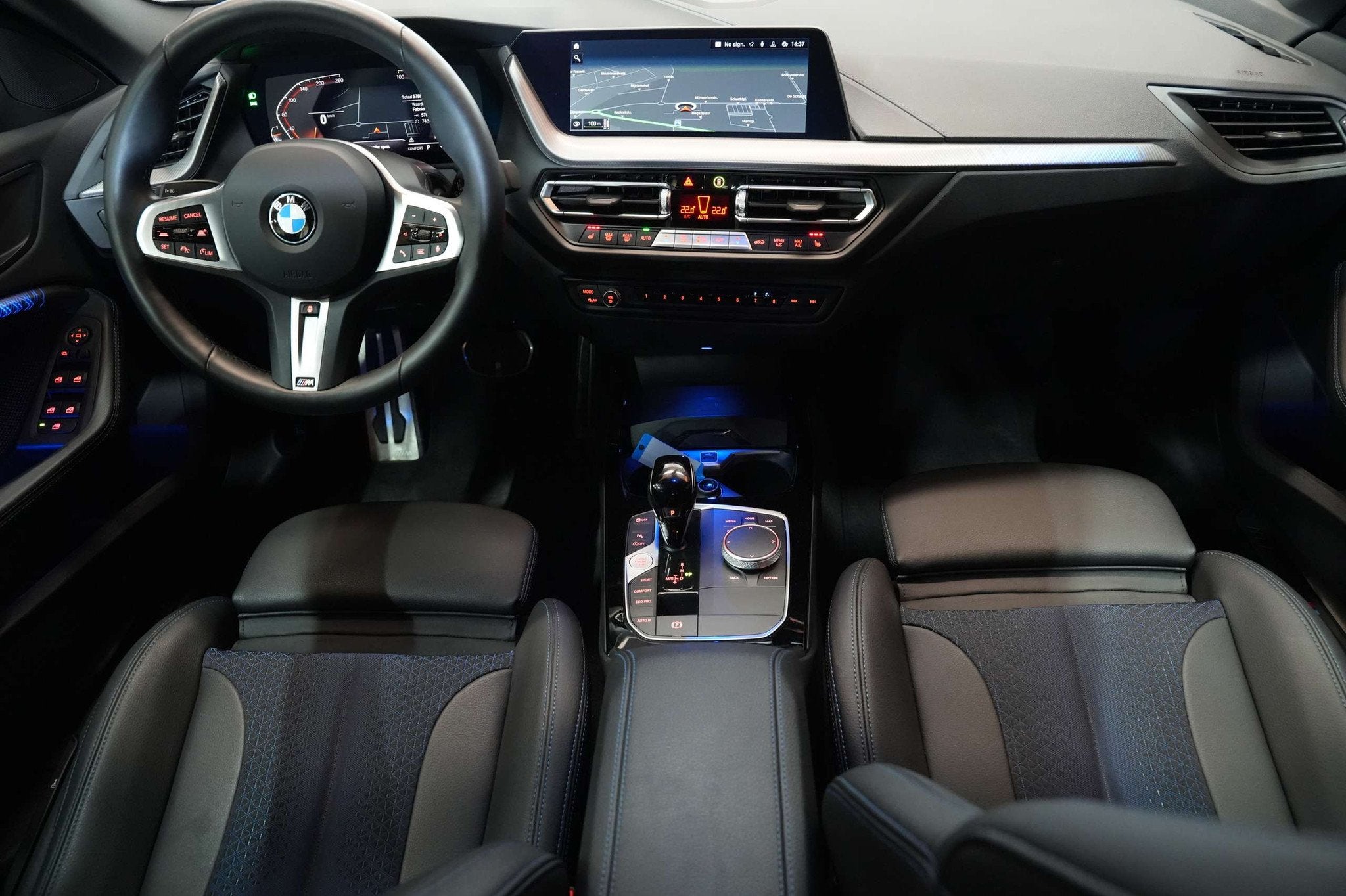 BMW 218 iA Gran Coupe Automaat M Sportpakket Garantie Benz, Automaat, Gebruikt, 1905 kg, Wit