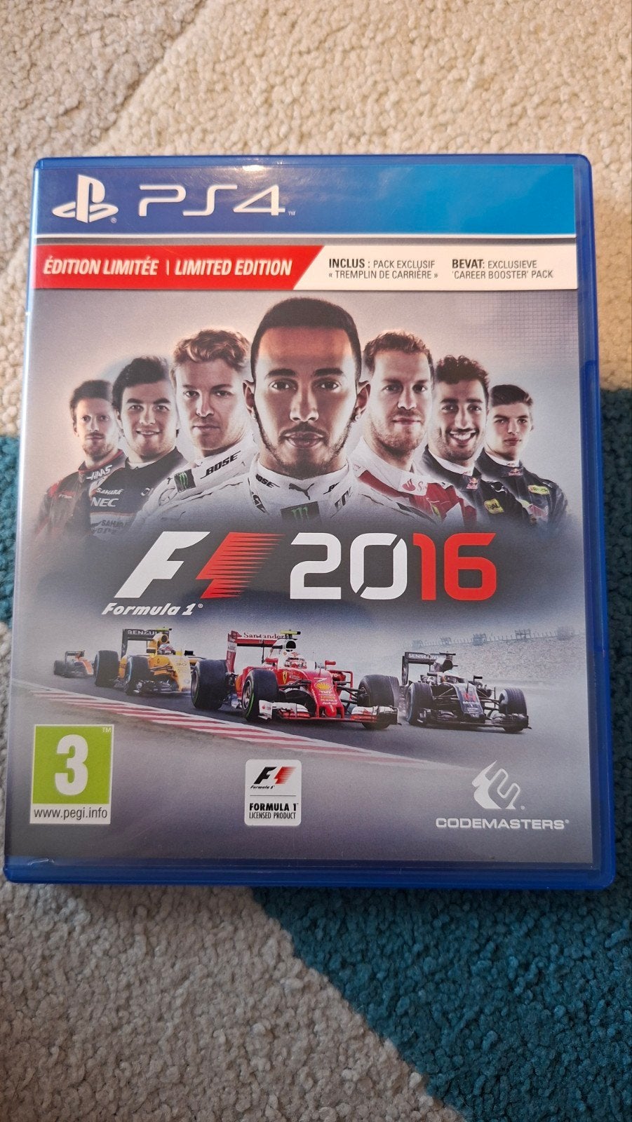 PS4 Formula 1 2016 édition limitée, 1 joueur, Comme neuf, Course et Pilotage, Enlèvement