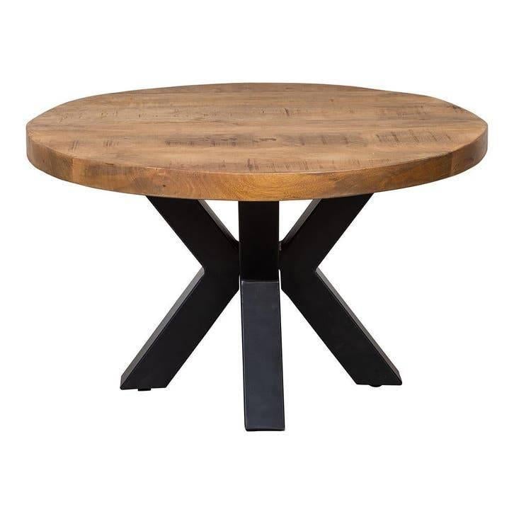 Table basse ronde en bois de manguier | 70 cm, Maison & Meubles, Tables | Tables de salon, Rond, Enlèvement ou Envoi