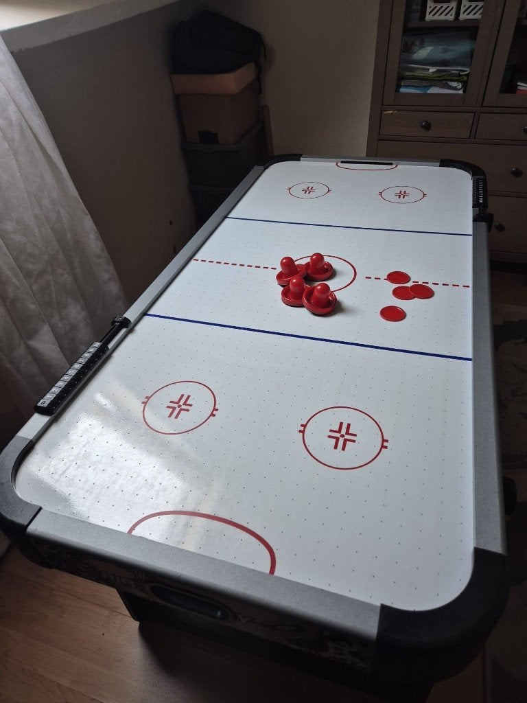Air Hockey Tafel, Enlèvement, Utilisé