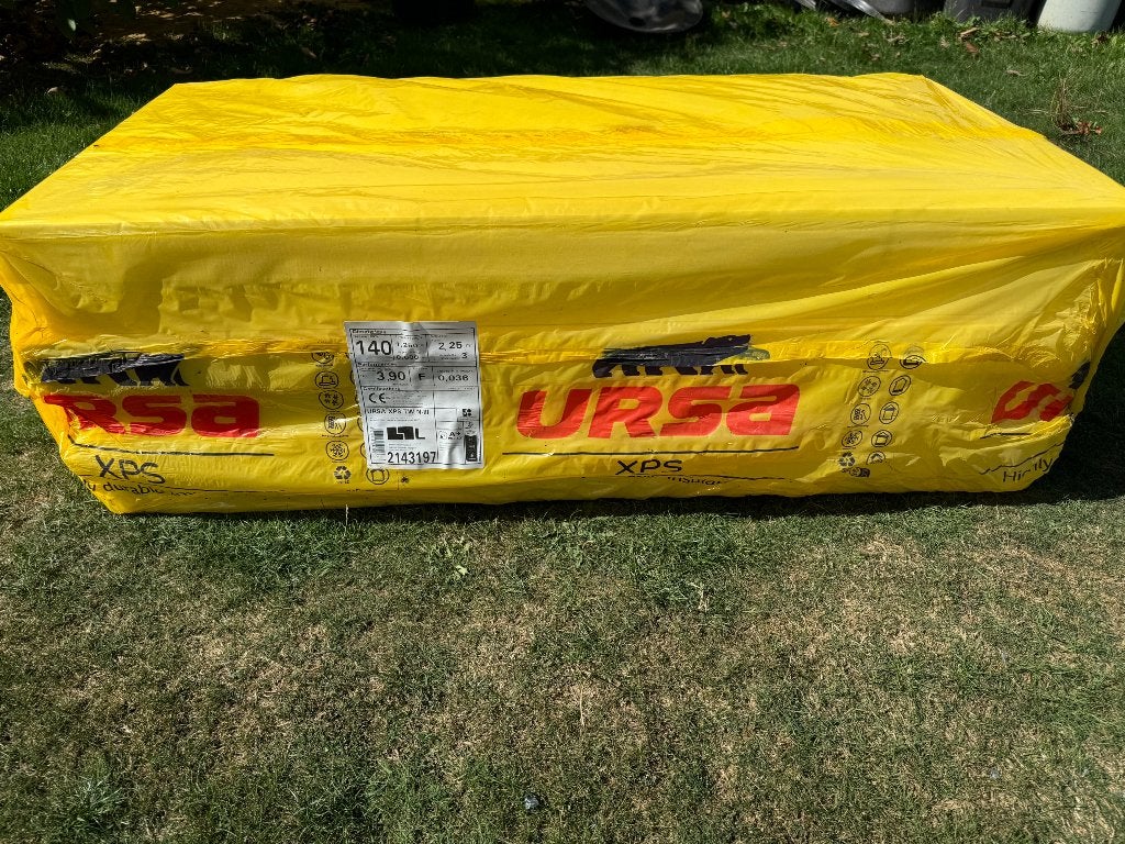 6 packs d’isolants URSA 140 mm, Bricolage & Construction, Enlèvement ou Envoi, Isolation de sol