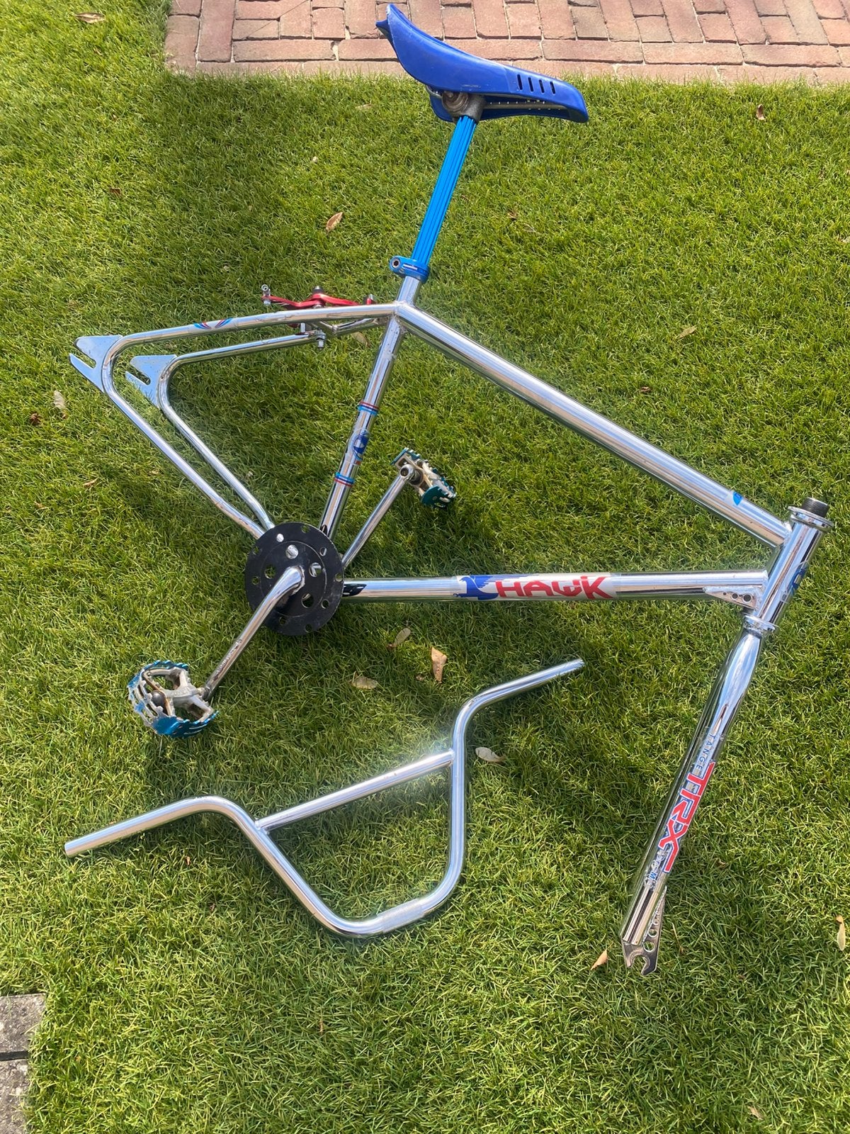 Bmx old school HAWK PRO cruiser, Fietsen en Brommers, Ophalen, Gebruikt, Chroom