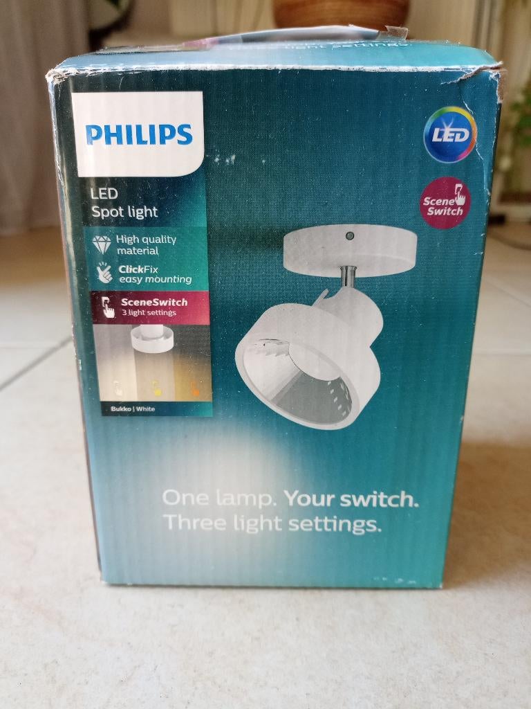 Projecteur LED pour montage en saillie Philips, Enlèvement ou Envoi, Neuf, Spot encastrable ou Spot mural, LED