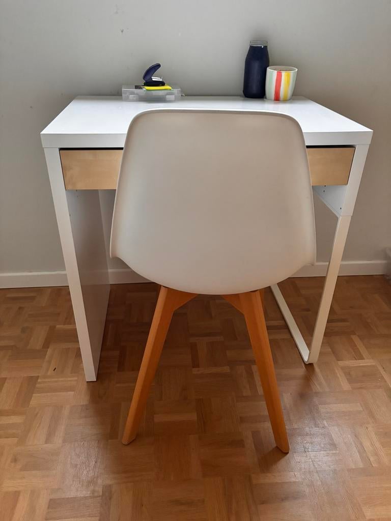 Bureau ikea Micke, Enlèvement, Comme neuf, IKEA, Blanc