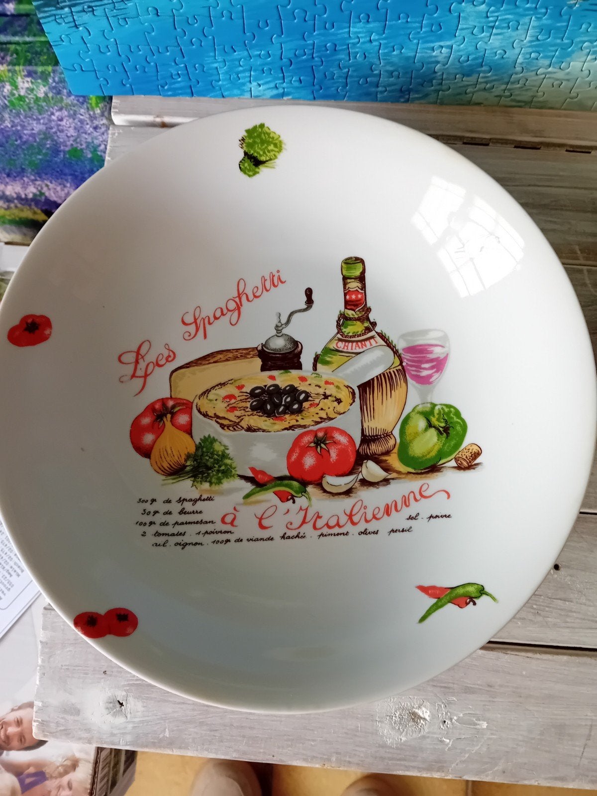 spagethetti servies 6 delig, Huis en Inrichting, Keuken | Servies, Ophalen