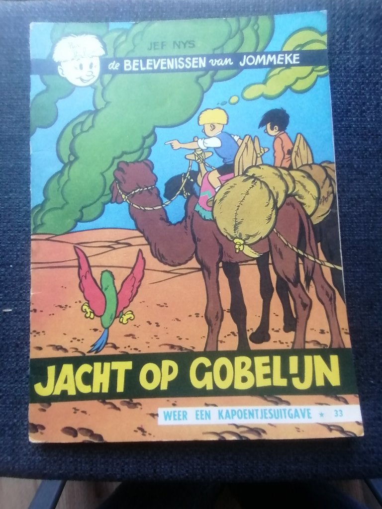 Strip Jommeke album nr.33: Jacht op Gobelijn, Gelezen, Eén stripboek, Jef Nys., Ophalen of Verzenden