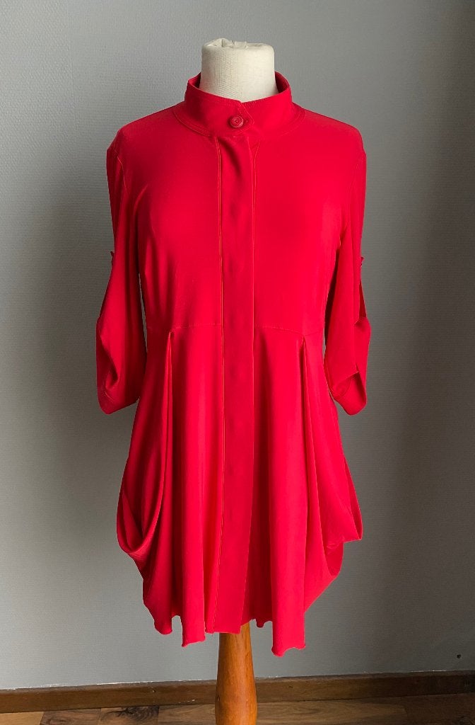 Rode jurk Joseph Ribkoff maat 40, Rouge, Taille 38/40 (M), Joseph Ribkoff, Comme neuf