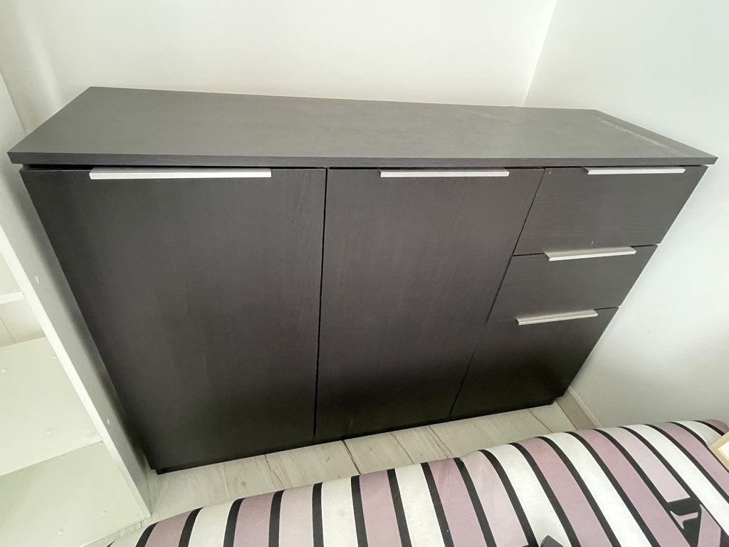 Meuble de rangement noir, Maison & Meubles, 25 à 50 cm, Moins de 100 cm, Comme neuf, 100 à 150 cm