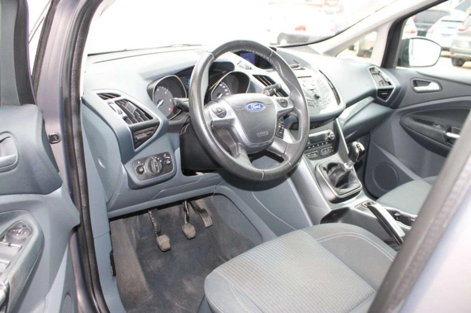 Ford C-MAX C-Max 1.6 TDCi Airco/Pano 1JAAR garantie!, Auto's, Euro 5, Stof, Zwart, 4 cilinders