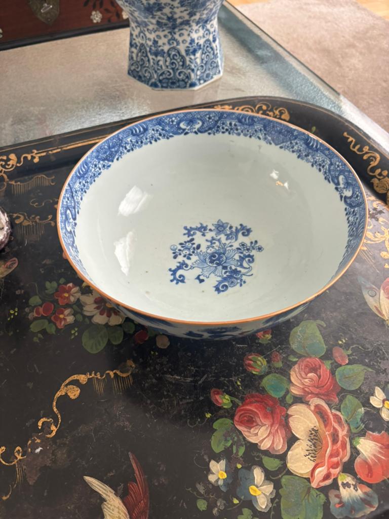 Grote chinese 18e eeuwse kom, Ophalen of Verzenden
