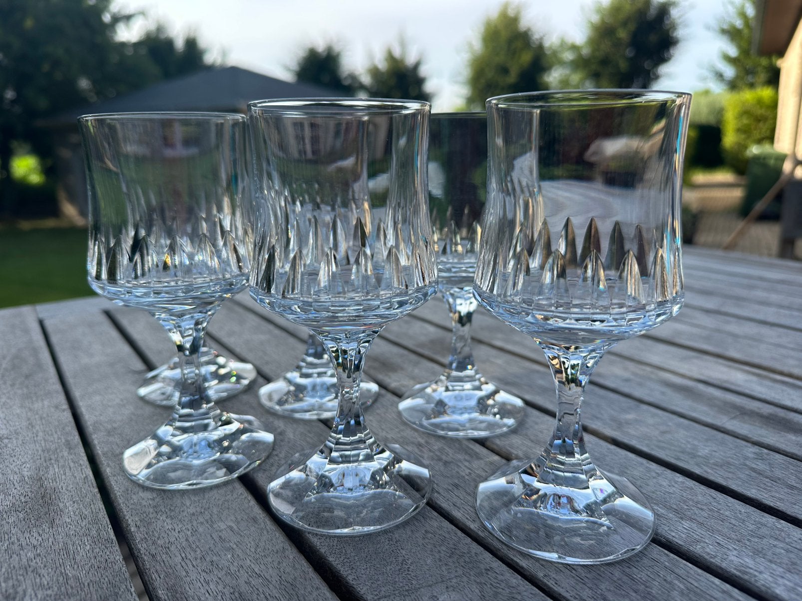 6 rode wijn glazen Cristallerie Zwiesel 15.5 cm, Ophalen, Zo goed als nieuw