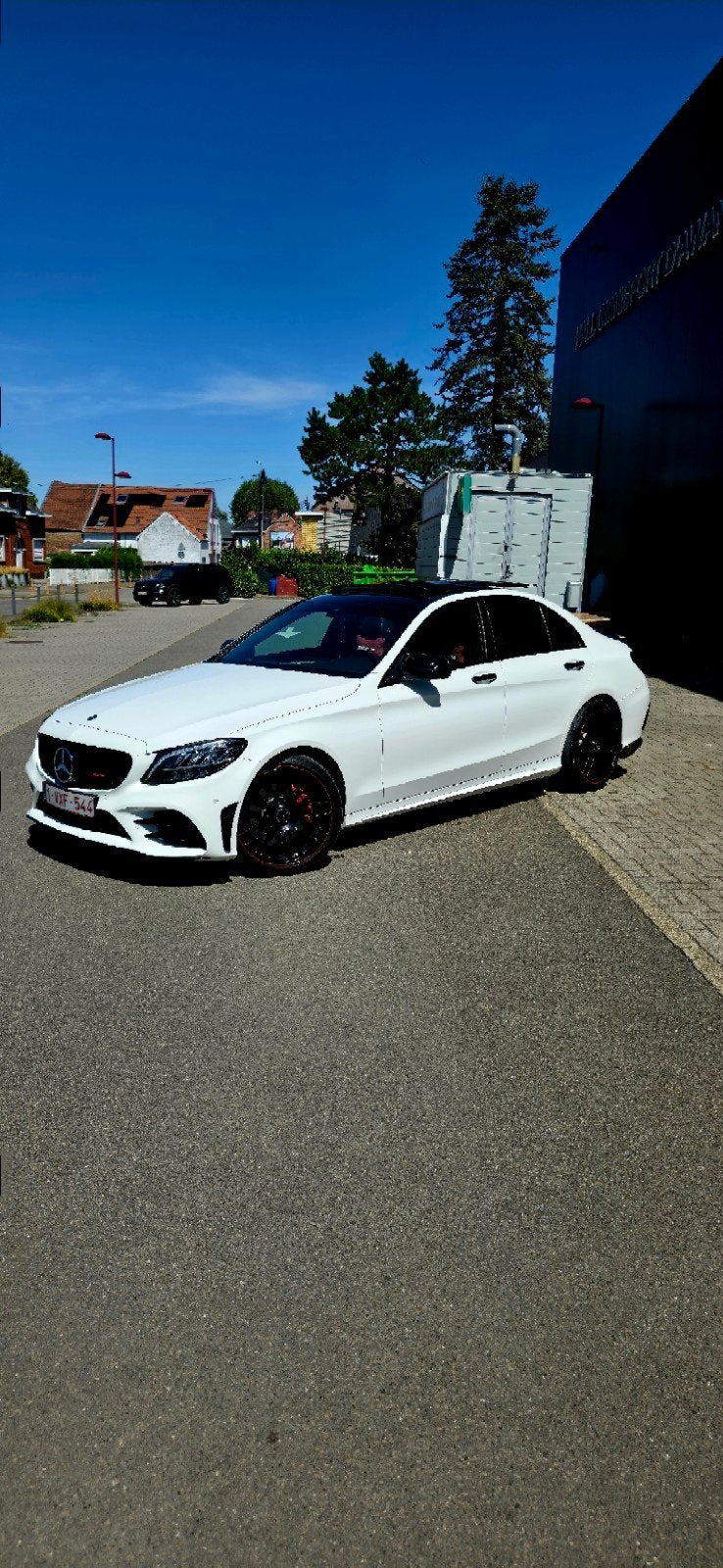 Mercedes C200d Pack AMG 2020 facelift full opt UNIQUE ! ✅️, Auto's, Automaat, CL, Open dak, Leder