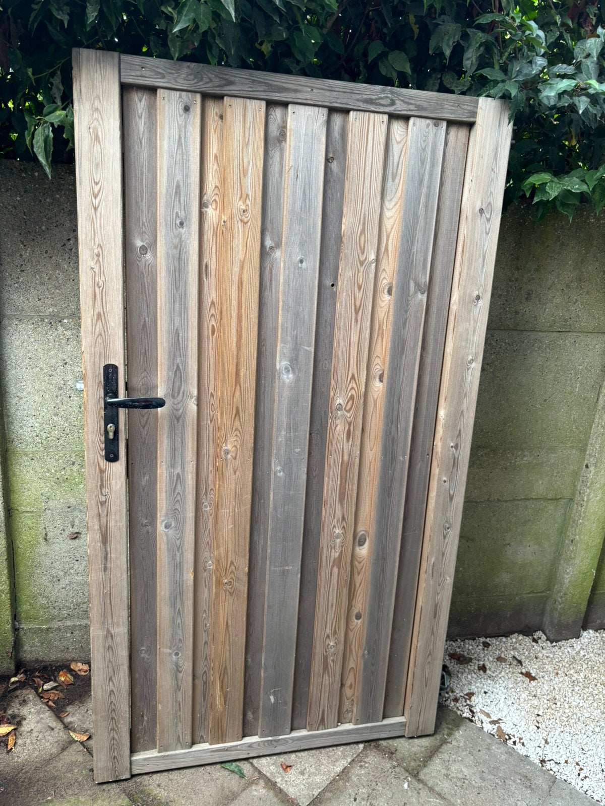 Houten poort, Tuin en Terras, Ophalen, Minder dan 3 meter, Hout, 1 tot 2 meter