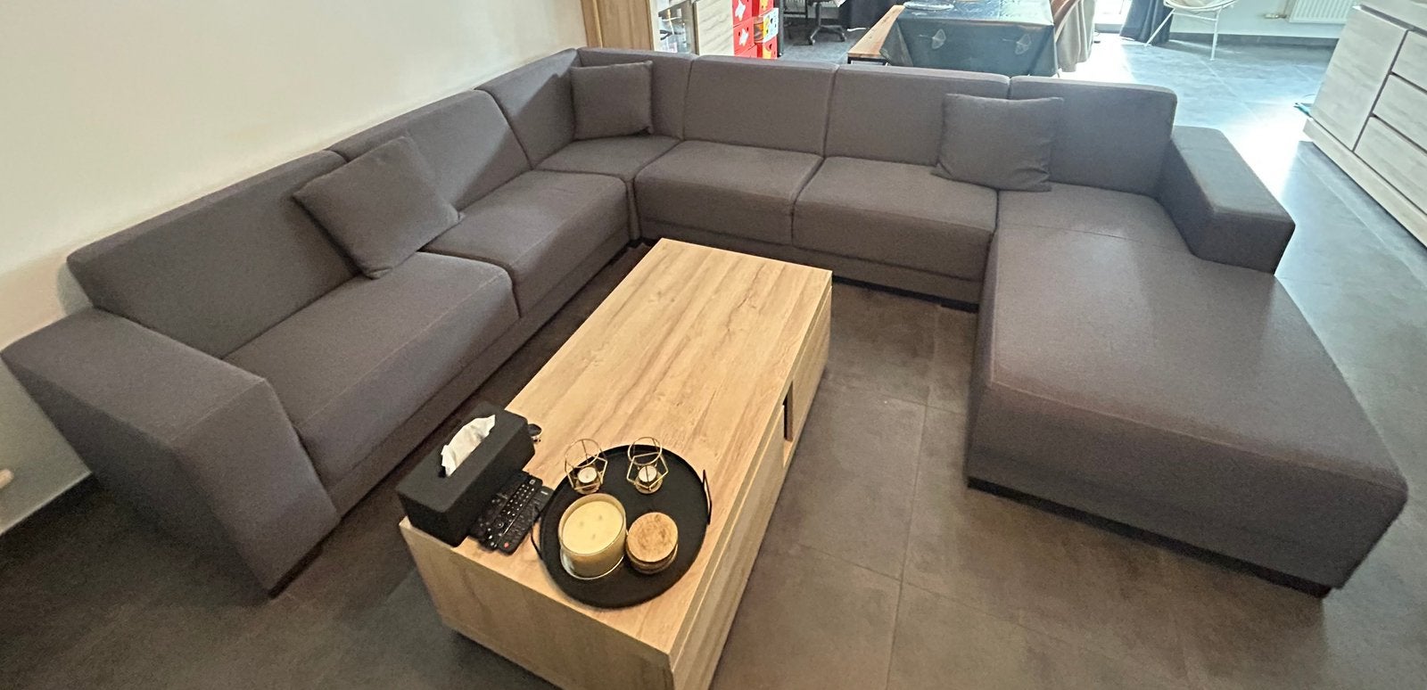 Salon/zetel te koop (GERESERVEERD), Huis en Inrichting, Ophalen, Zo goed als nieuw