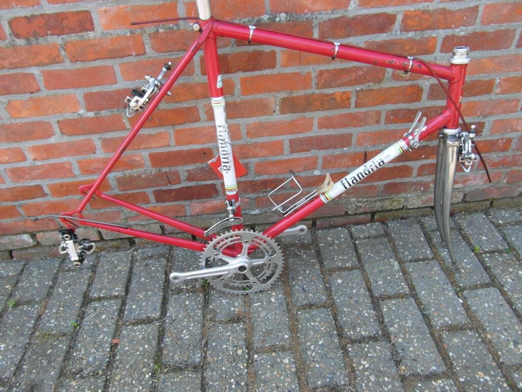 Flandria koersfiets.ex fiets van Herman Van Springel !!, Fietsen en Brommers, Ophalen of Verzenden, Gebruikt, Overige merken