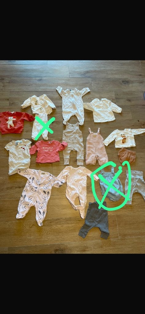 Lot vêtements bébés, Enfants & Bébés, Enlèvement, Taille 50