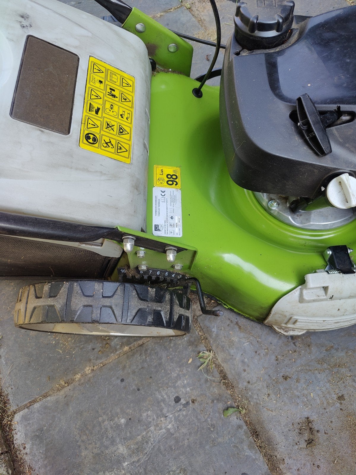 Central Park benzine grasmaaier – Honda GCV170 – zelfrijdend, Tuin en Terras, Ophalen, Gebruikt, Benzine-grasmaaier, Central park met Honda motor