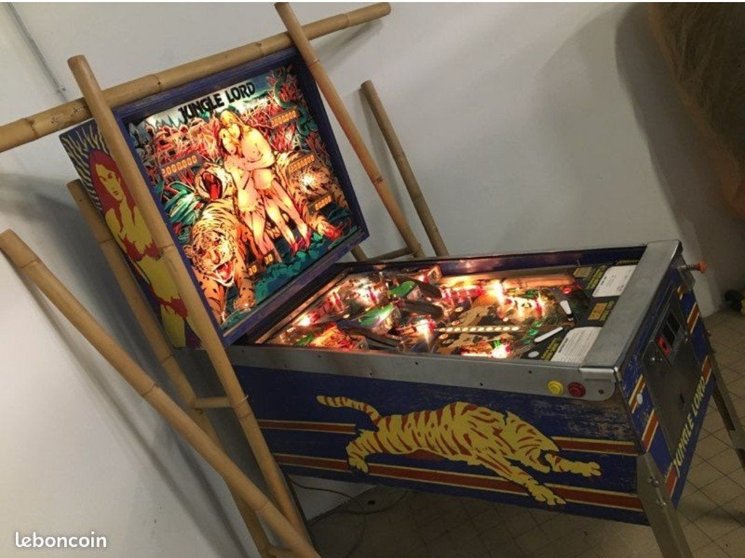 flipper jungle lord, Collections, Machines | Flipper (jeu), Flipper (jeu), Williams, Enlèvement, Utilisé
