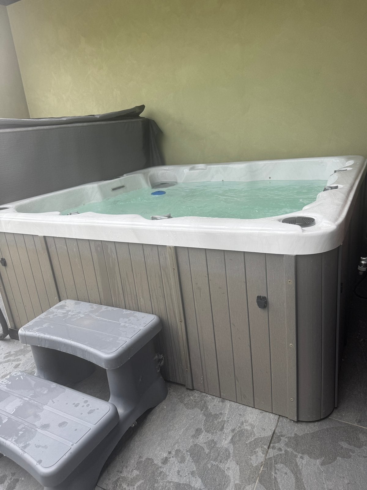 Balboa jaccuzi, Tuin en Terras, Bubbelbaden en Hottubs, Ophalen, Gebruikt, Trap, Vast