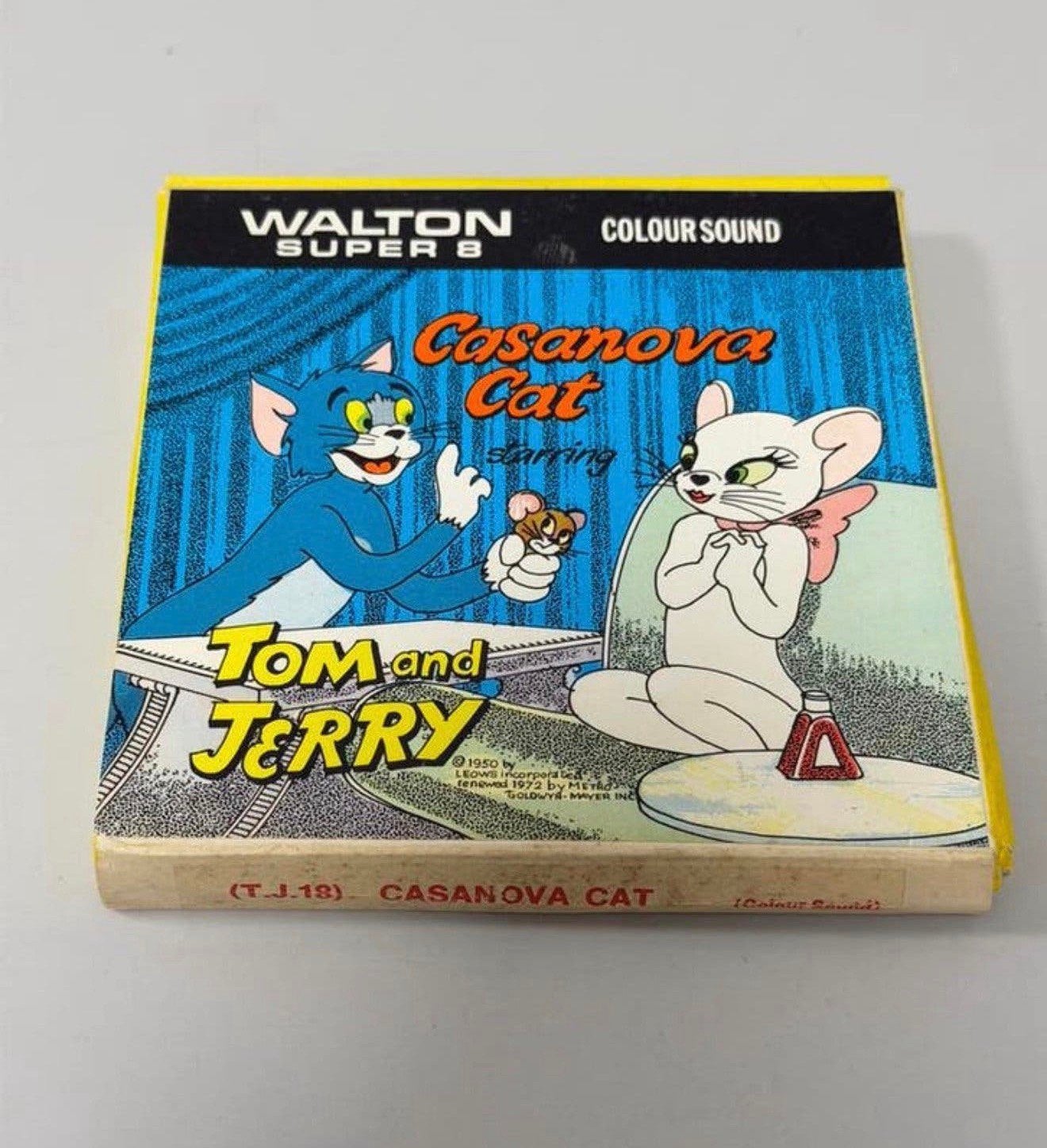 Walton Super 8 Tom Jerry Casanova Cat terminent le film 8 mm, Enlèvement ou Envoi, Film 8 mm