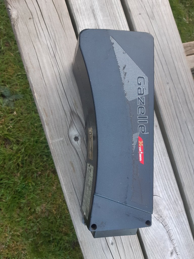 fietsbatterij, Ophalen, Gebruikt, Gazelle