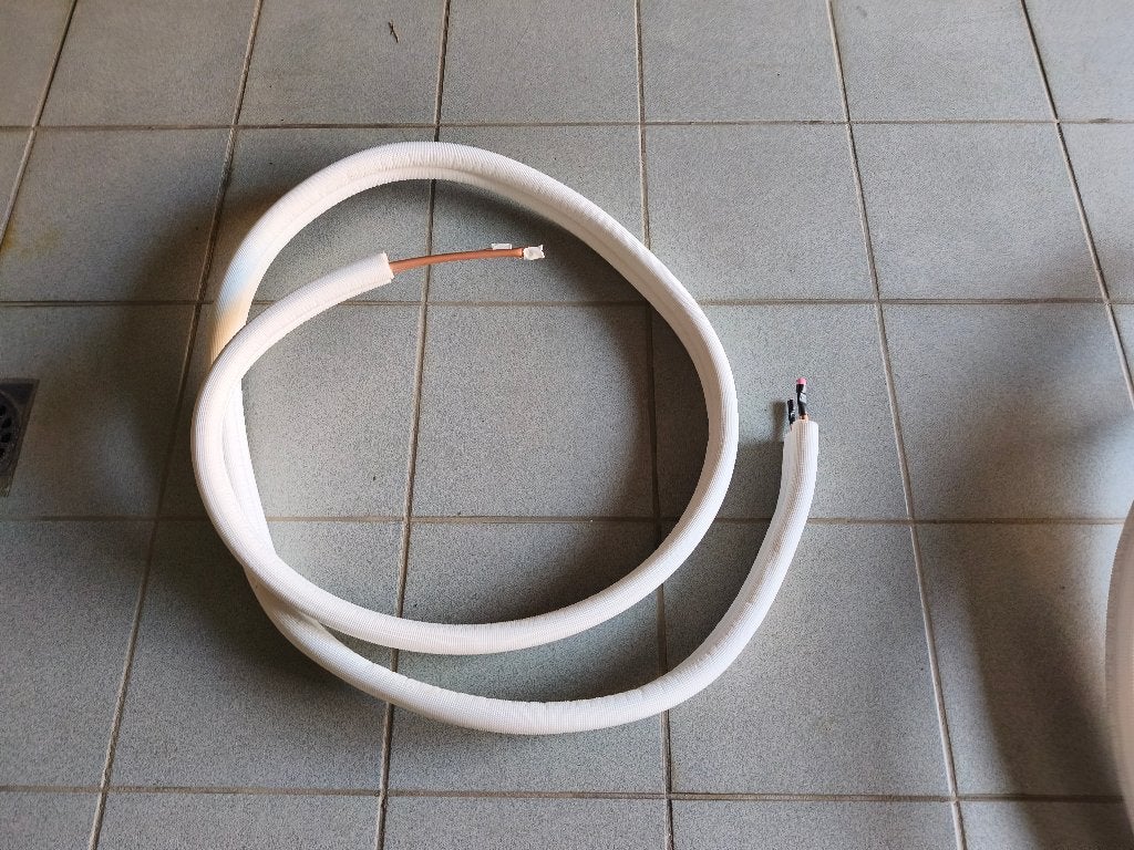 tuyau climatisation wicu 1/4 + 3/8 3 mètres, Enlèvement, Comme neuf, Ventilateur et Extracteur