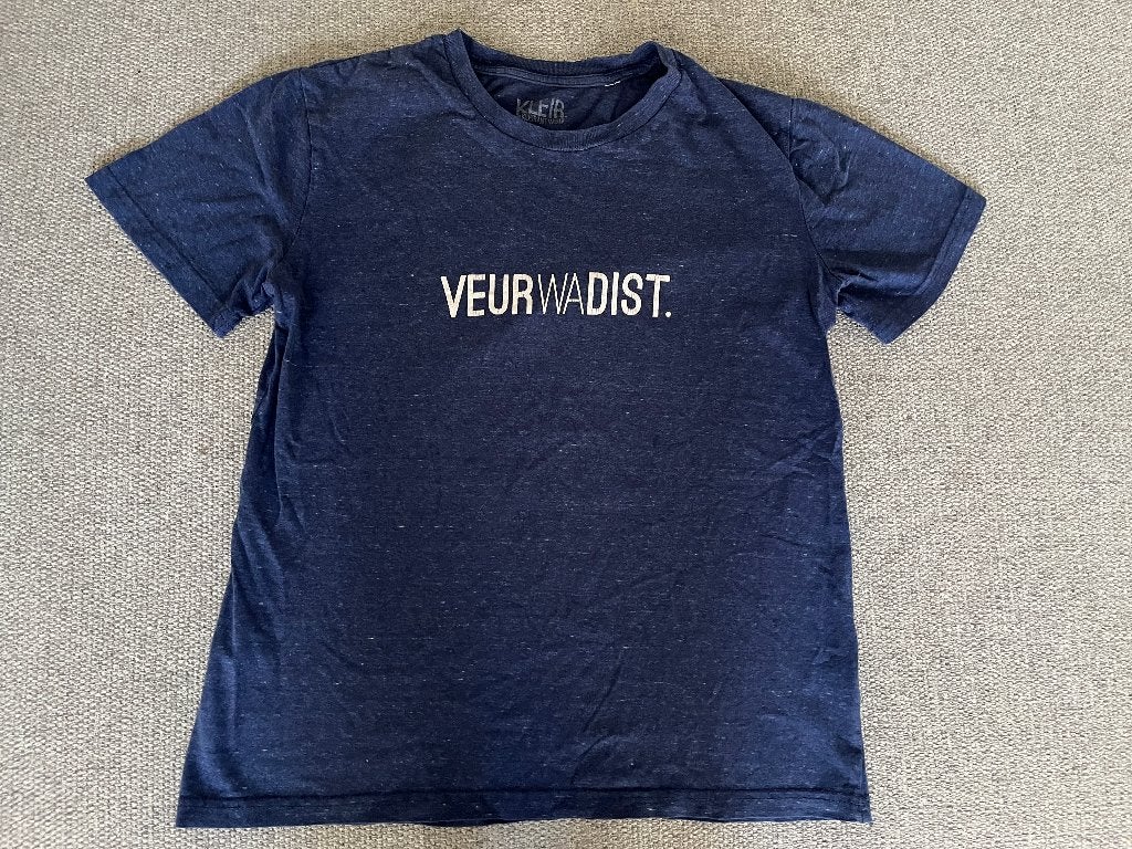 T-shirt grappige tekst Kleir Antwerp maat 158, Ophalen of Verzenden, Gebruikt, Jongen, Shirt of Longsleeve