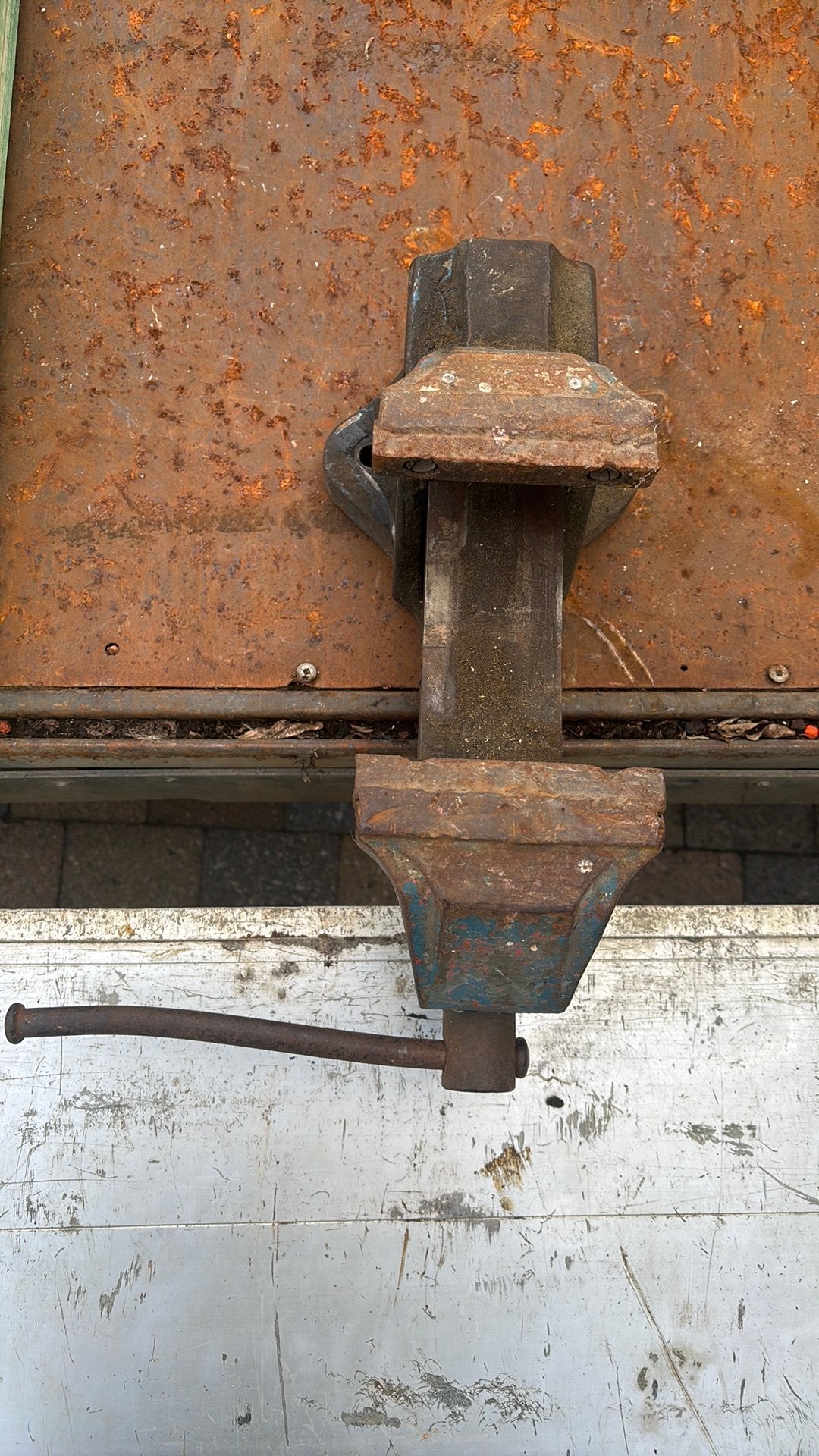 Bankschroef, Doe-het-zelf en Bouw, Ophalen, Gebruikt, Bankschroef