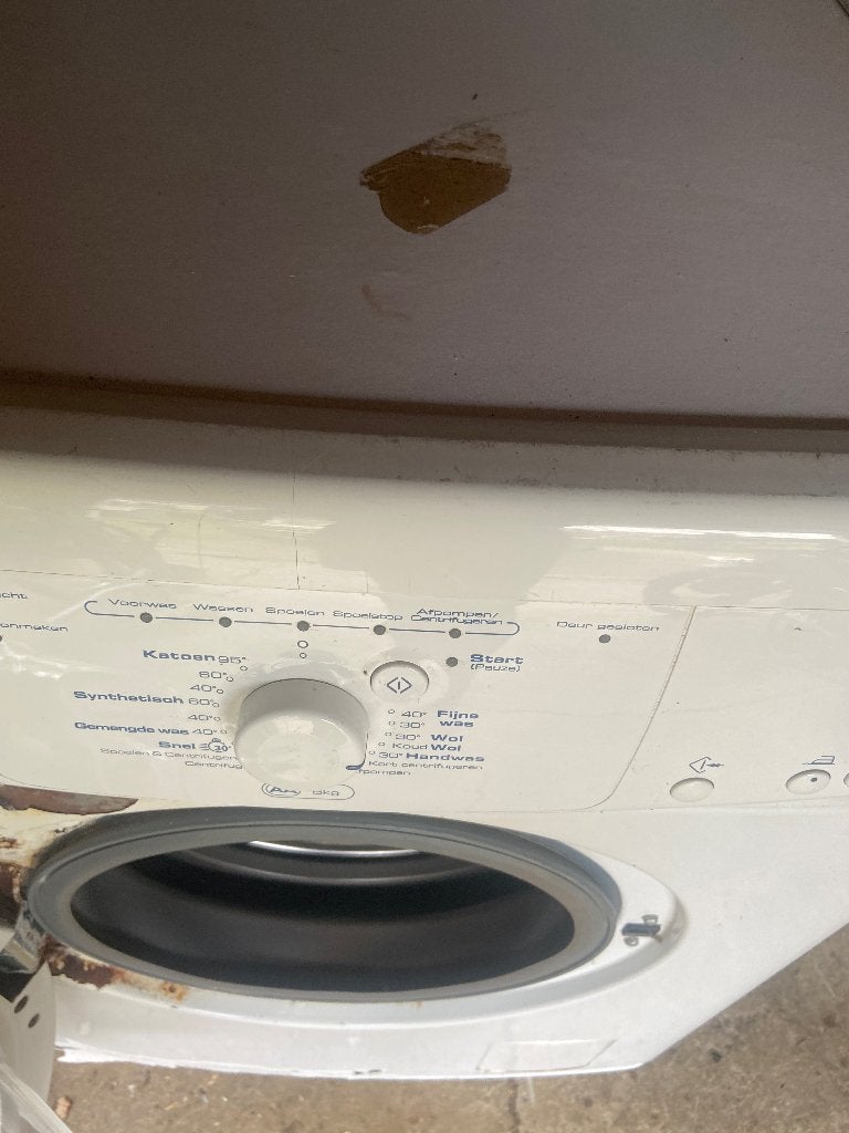 Wasmachine Whirlpool, Ophalen, 1200 tot 1600 toeren, Gebruikt, 8 tot 10 kg