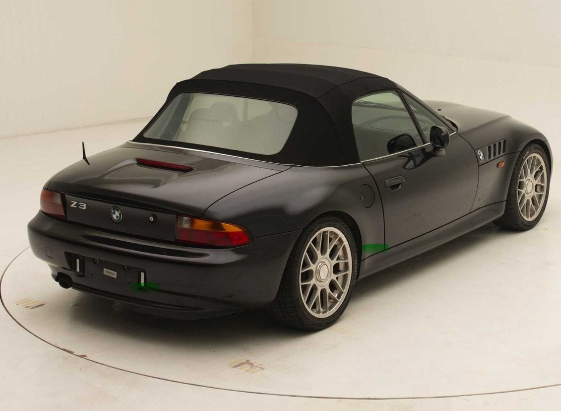 BMW Z3, Euro 2, Zwart, 4 cilinders, Cabriolet