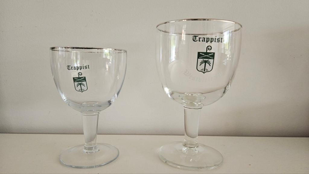 Verre de dégustation Westvleteren et verre ordinaire, Enlèvement, Utilisé, Verre à bière