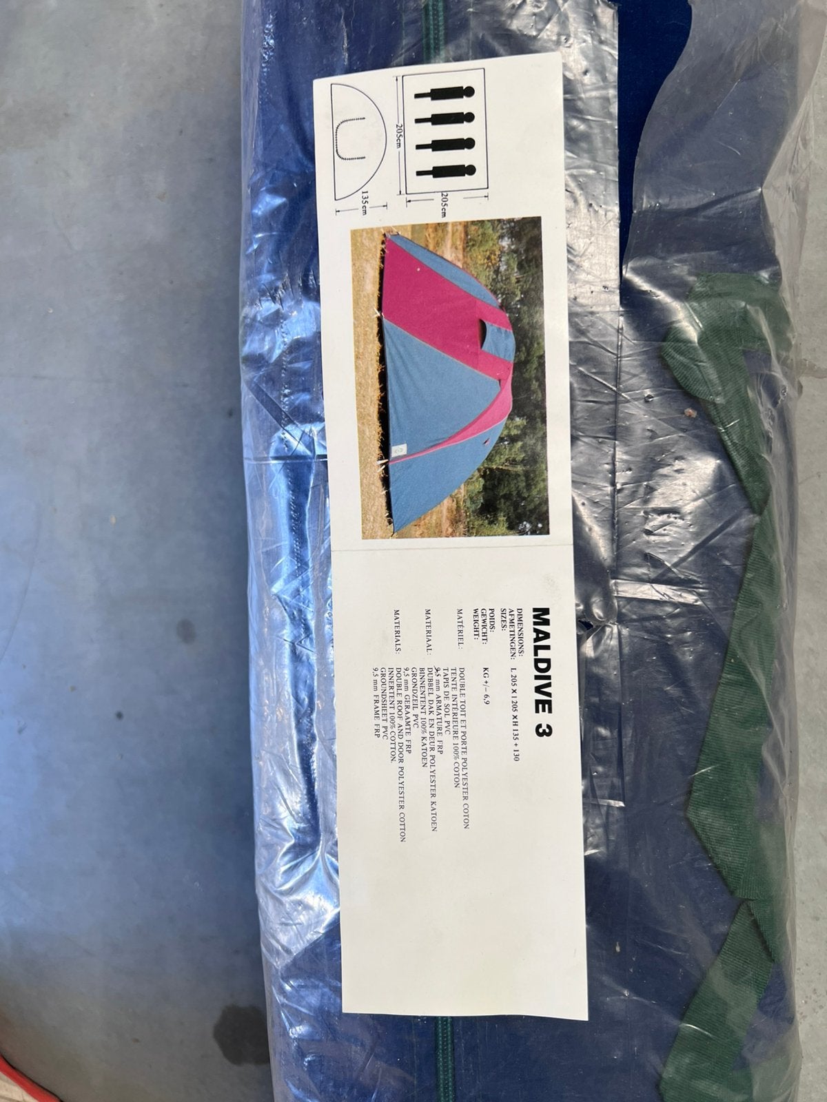 Niuuewe tent 4 personen, Ophalen of Verzenden, Nieuw, Tot en met 4