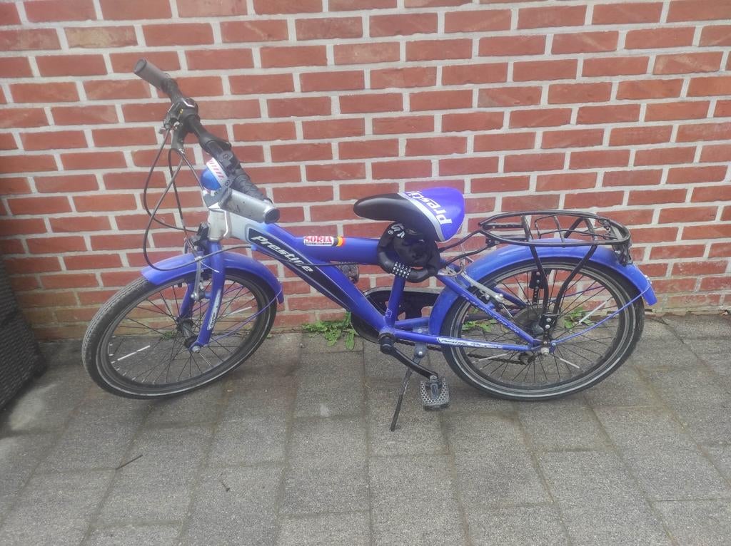 Mooie blauwe fiets 20 inch, Fietsen en Brommers, Fietsen | Vouwfietsen, Ophalen