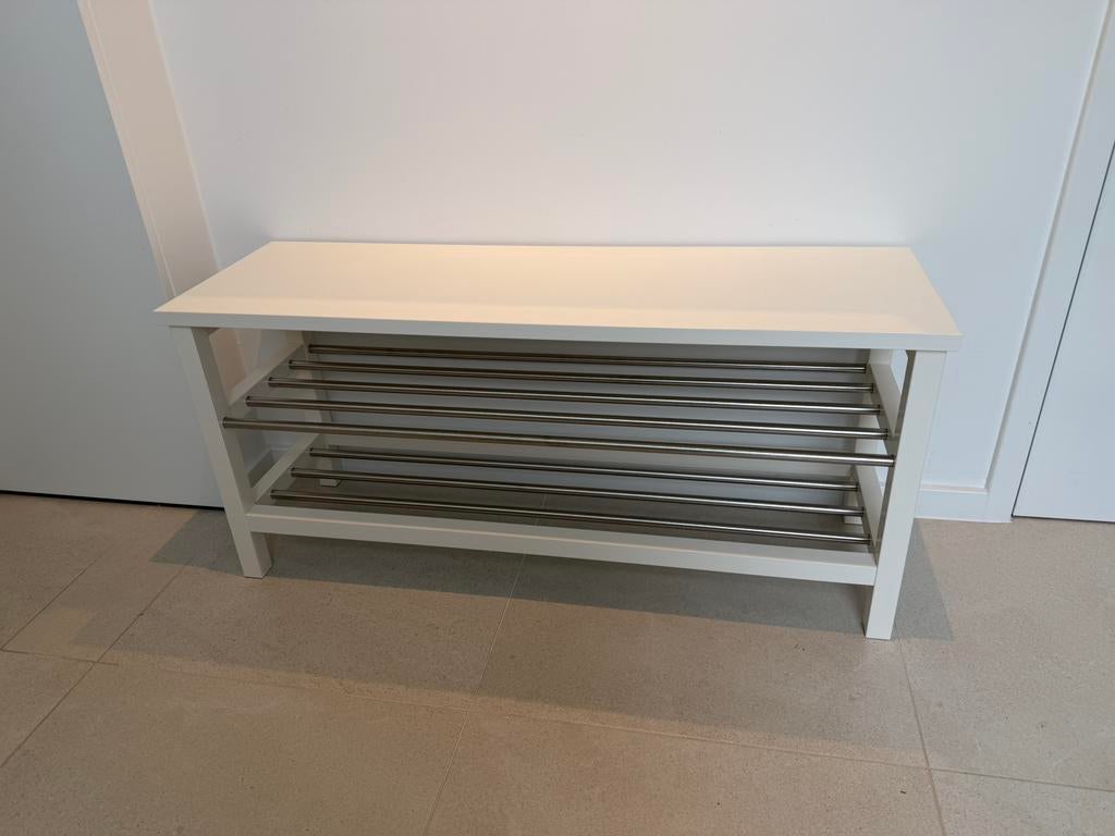 Gloednieuw wit schoenenrek 108cm(b) x 34cm(d) x 50cm(h), Ophalen, Nieuw