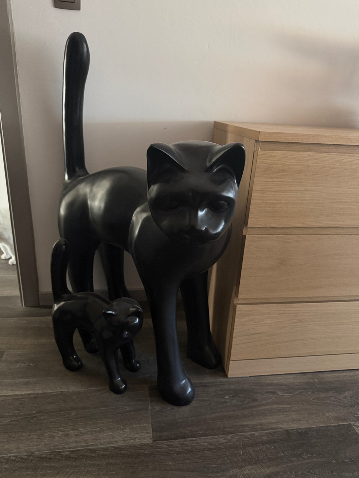 Polyester katten set, Ophalen, Zo goed als nieuw