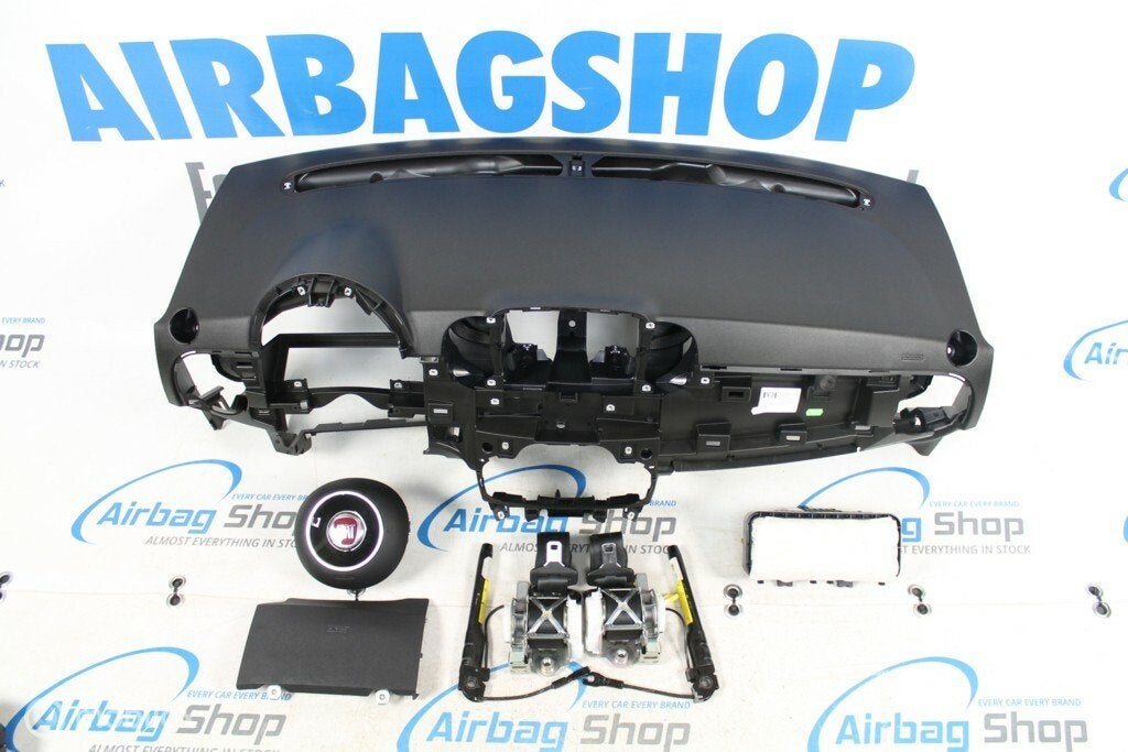 Airbag kit - Tableau de bord noir Fiat 500 (2016-....), Gebruikt, Ophalen of Verzenden