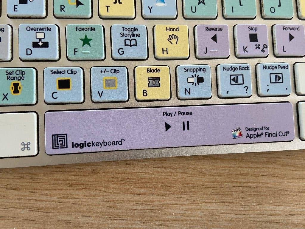 LogicKeyboard Apple Final Cut Pro, Gebruikt, Azerty, Ophalen of Verzenden, Apple