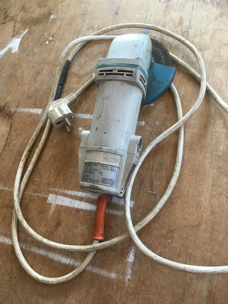 kleine haakse slijpmachine, Ophalen, Gebruikt, Haakse handslijpmachine