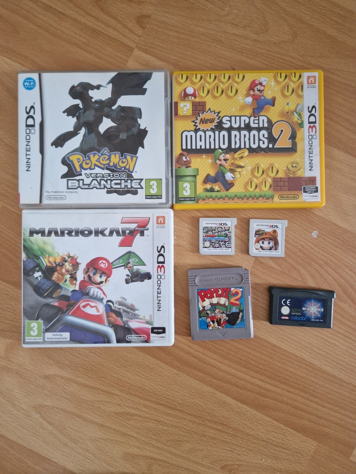 Set met videogames, Games en Spelcomputers, Games | Nintendo 2DS en 3DS, Ophalen of Verzenden