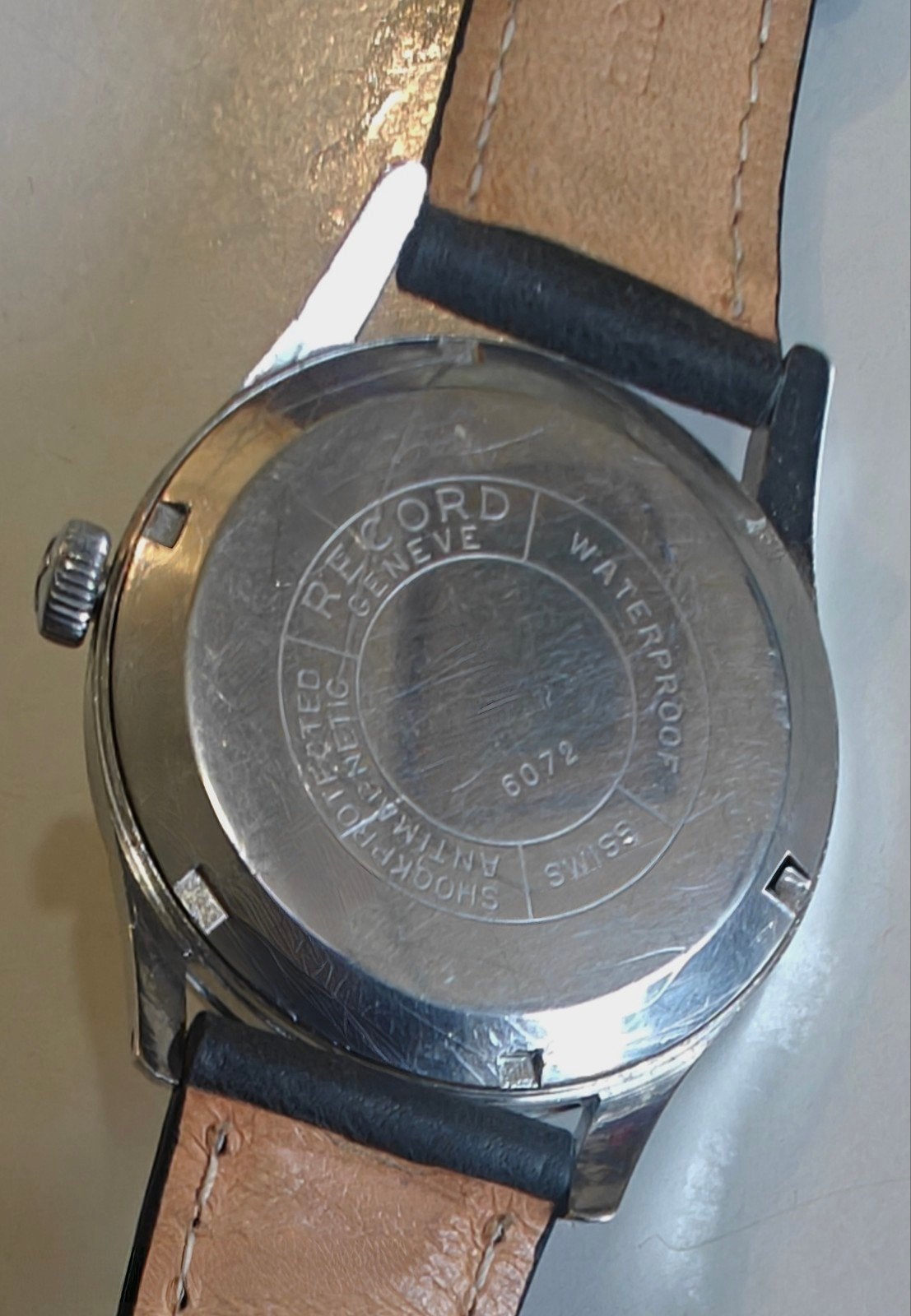 Longines platenhorloge, Handtassen en Accessoires, Ophalen of Verzenden, Staal, Staal