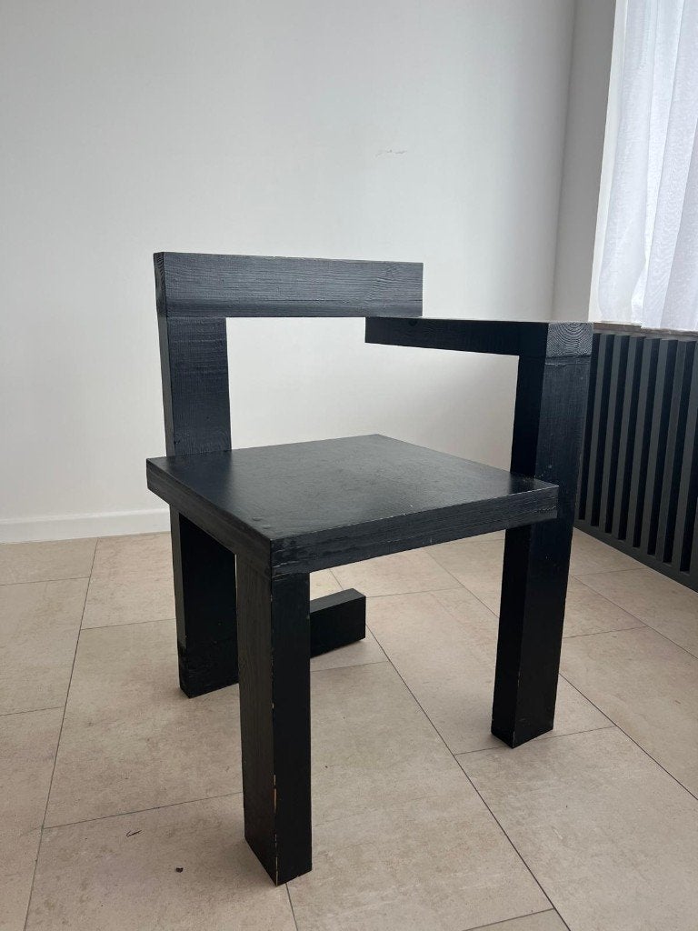 Chaise Steltman (Gerrit Rietveld), Design, Deux, Enlèvement, Utilisé