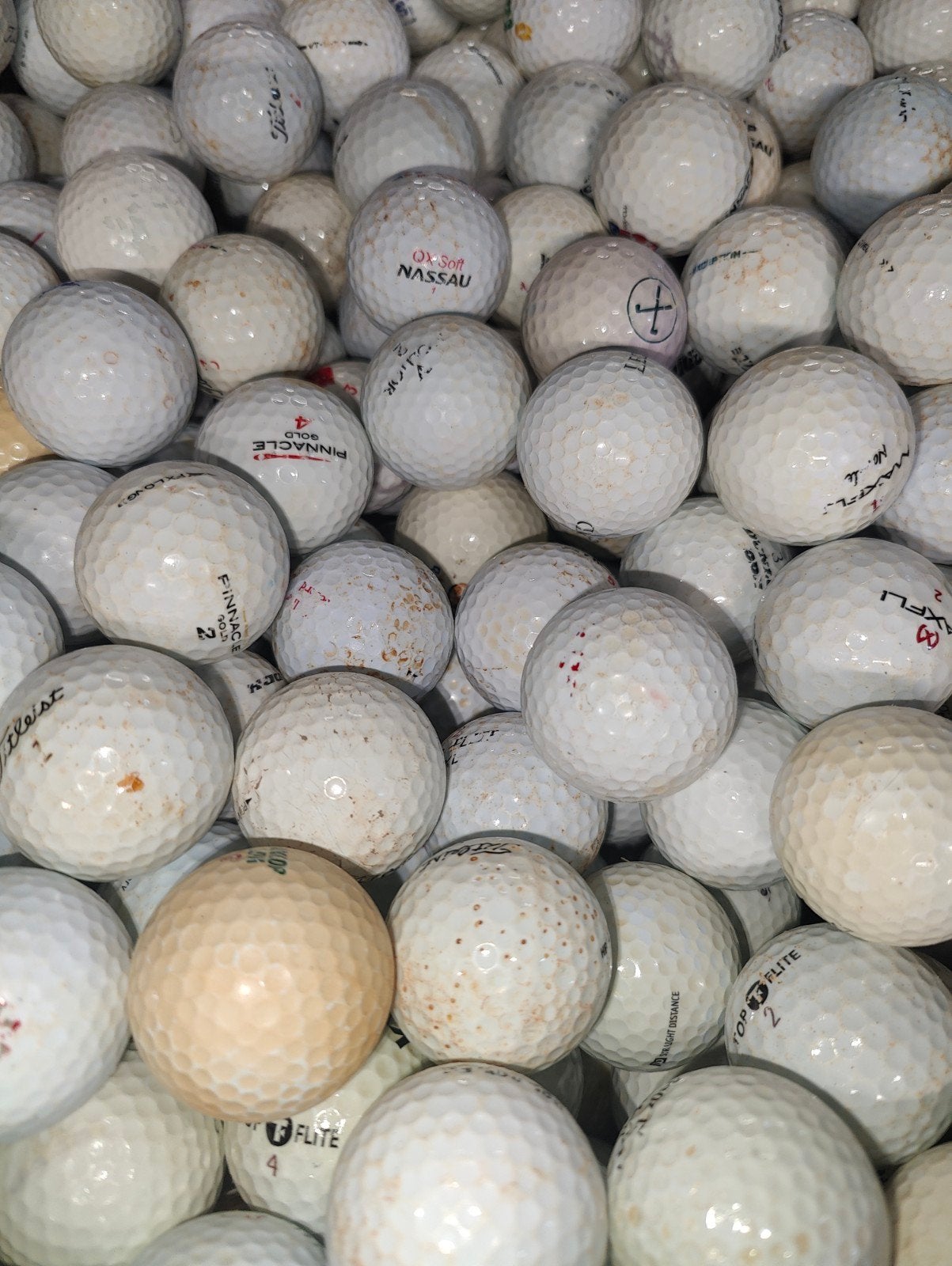 gebruikte golfballen mix 100 stuks, Sport en Fitness, Ophalen of Verzenden